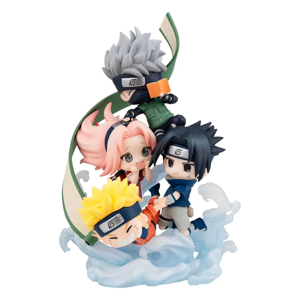 Naruto Shippuden FigUnity PVC Mini Statue Gather here  Team 7 13 cm